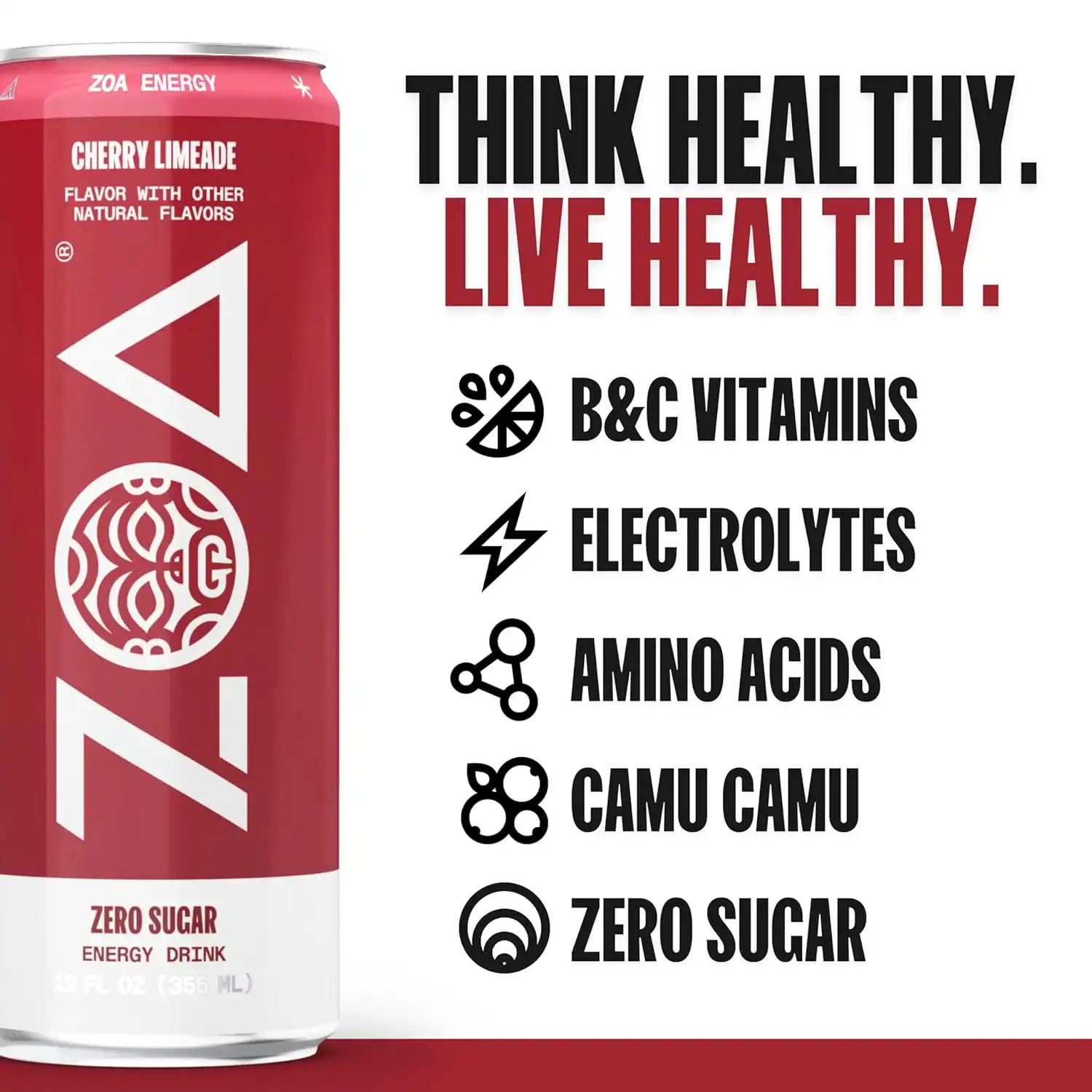 Zero Sugar Energy Drink Cherry Limeade – Bild 3