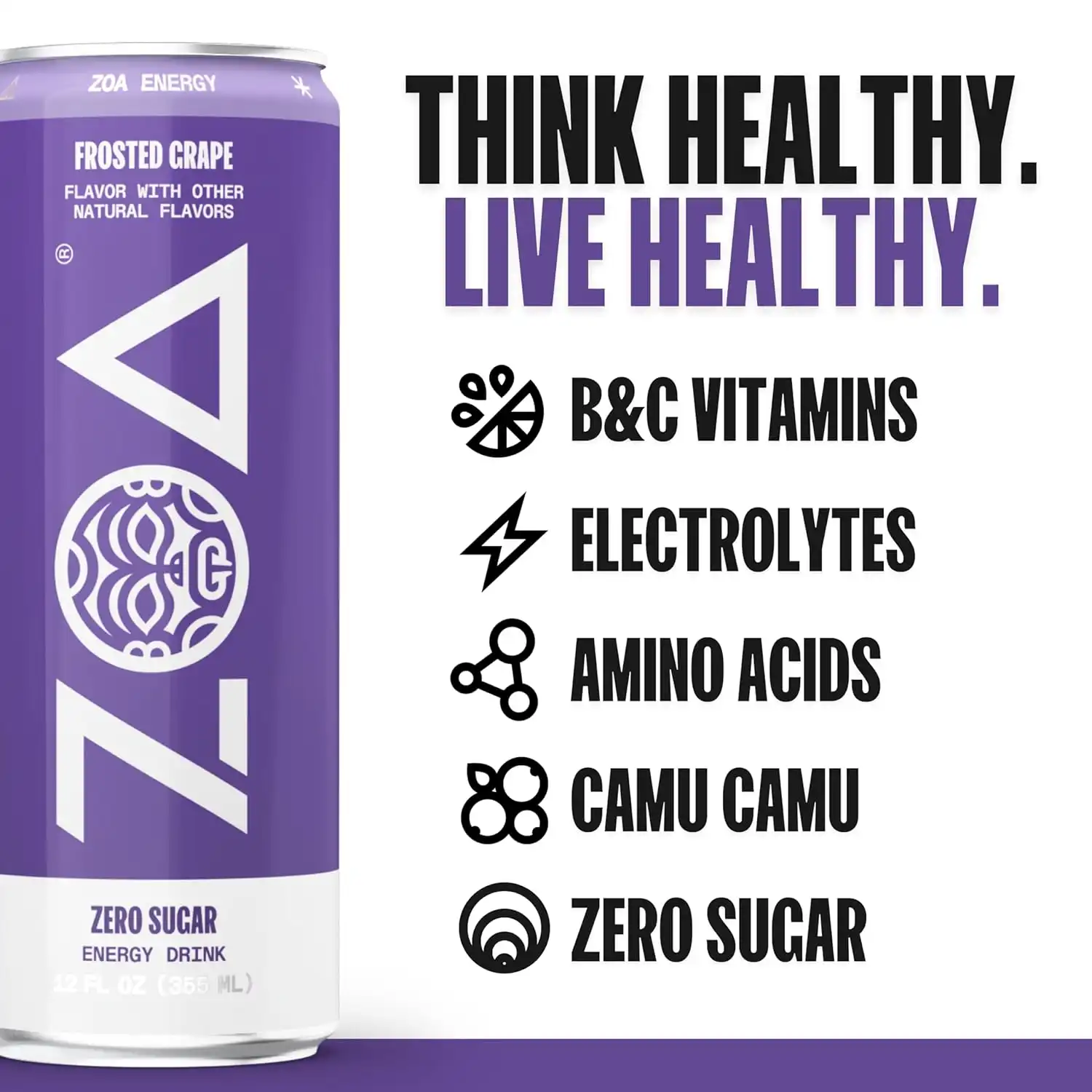 Zero Sugar Energy Drink_Frosted Grape – Bild 3