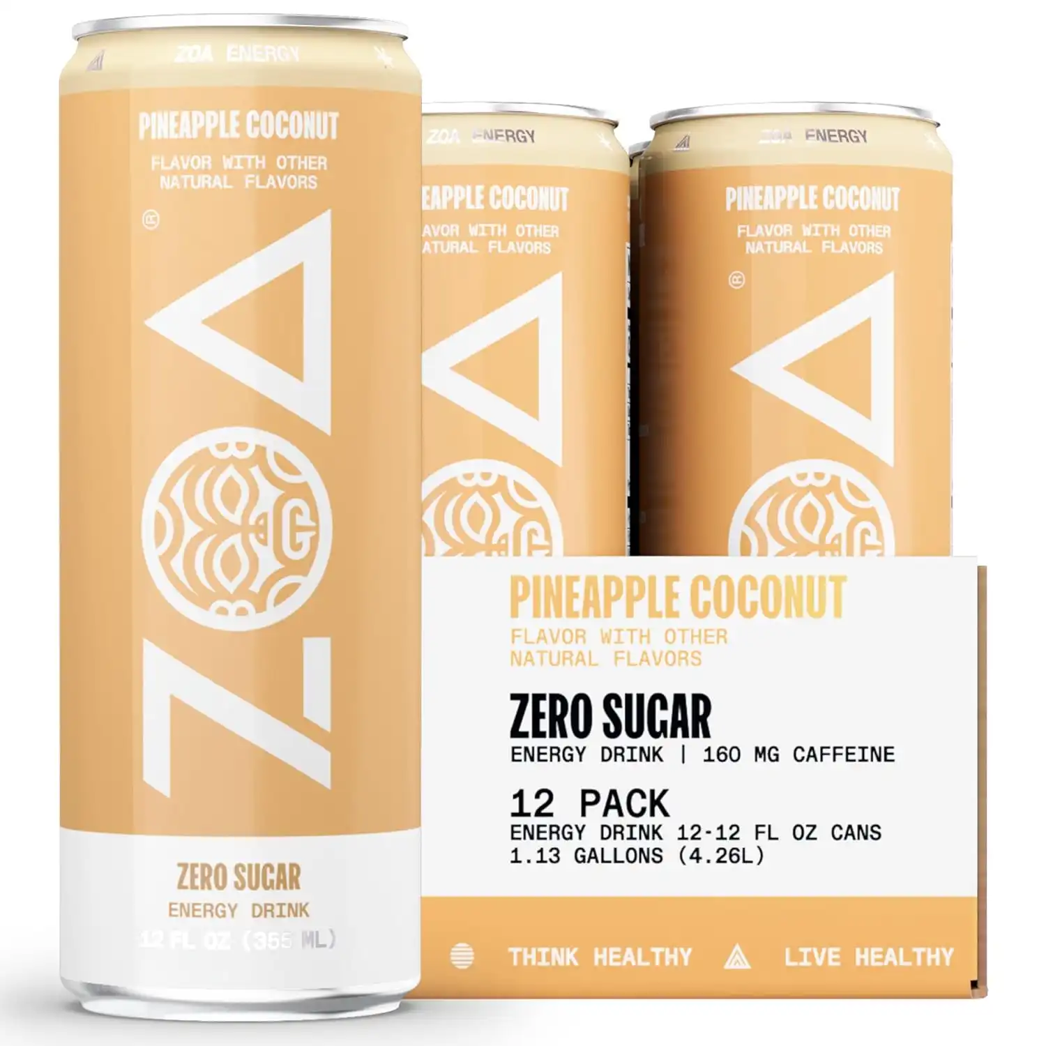 Zero Sugar Energy Drink Pineapple Coconut – Bild 4