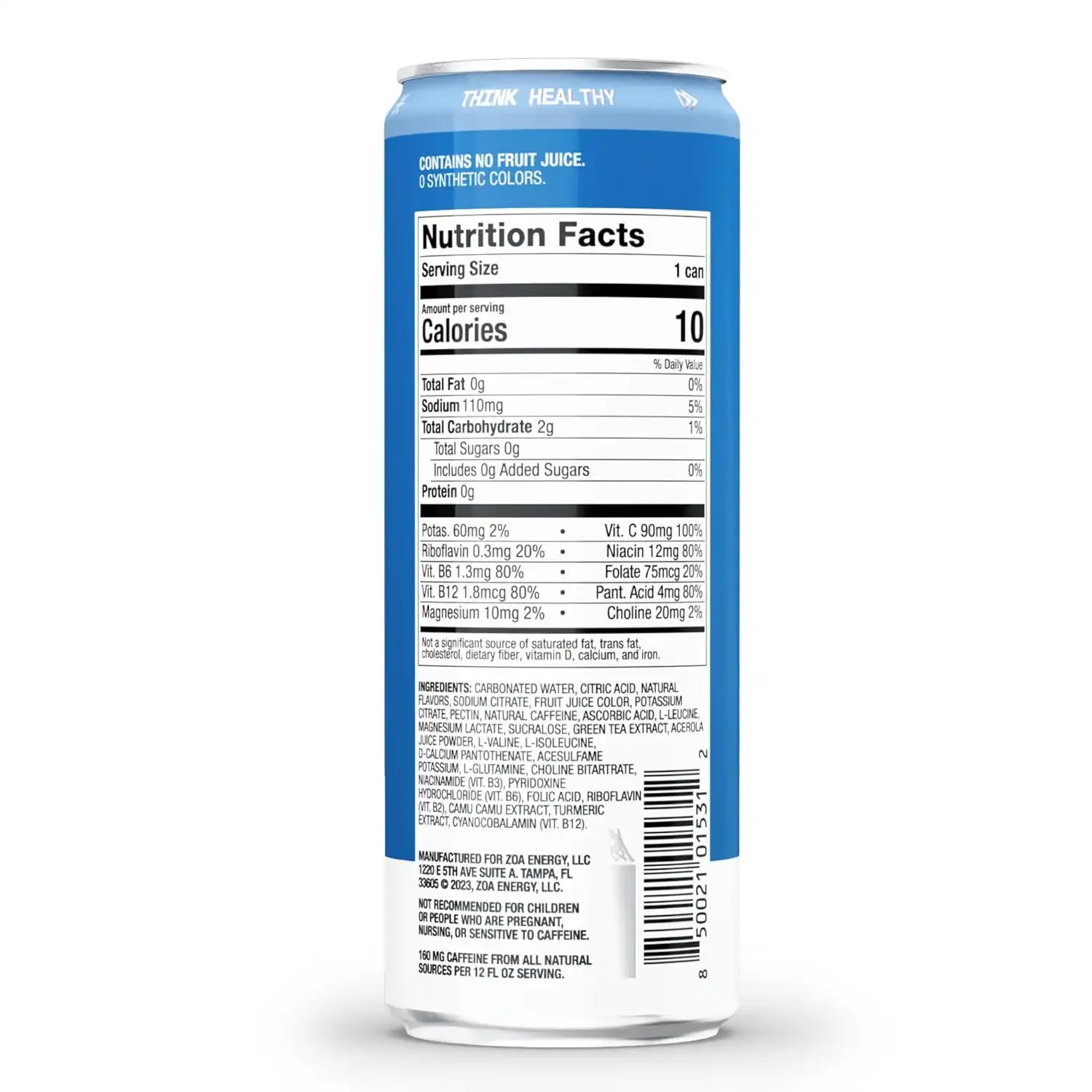 Zero Sugar Energy Drink Super-Berry – Bild 2