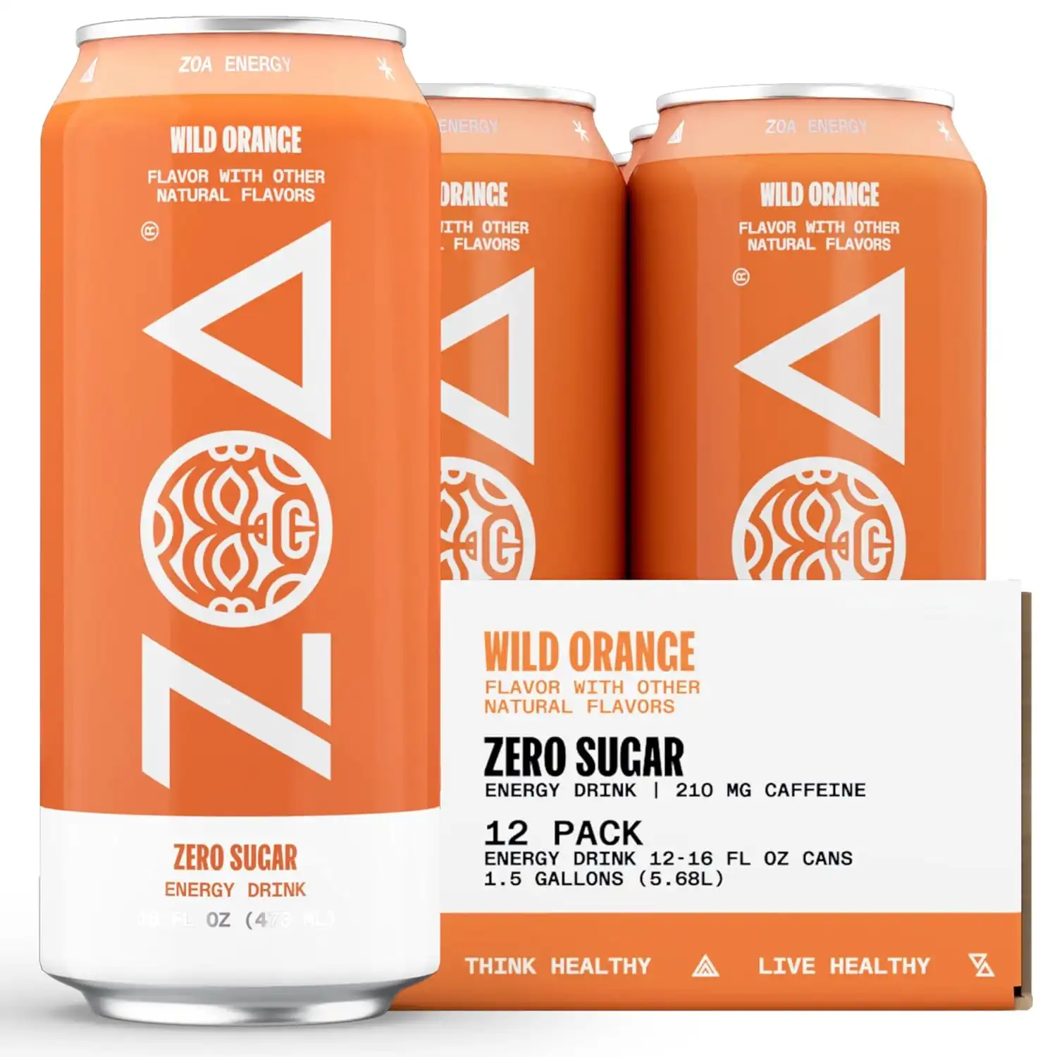 Zero Sugar Energy Drink Wild Orange – Bild 4